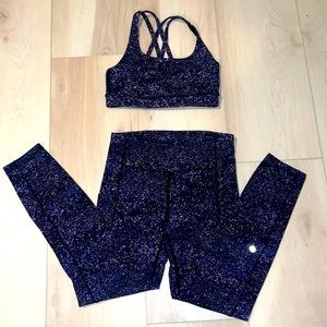 Lululemon Energy Bra and Speed Up Tights size 4